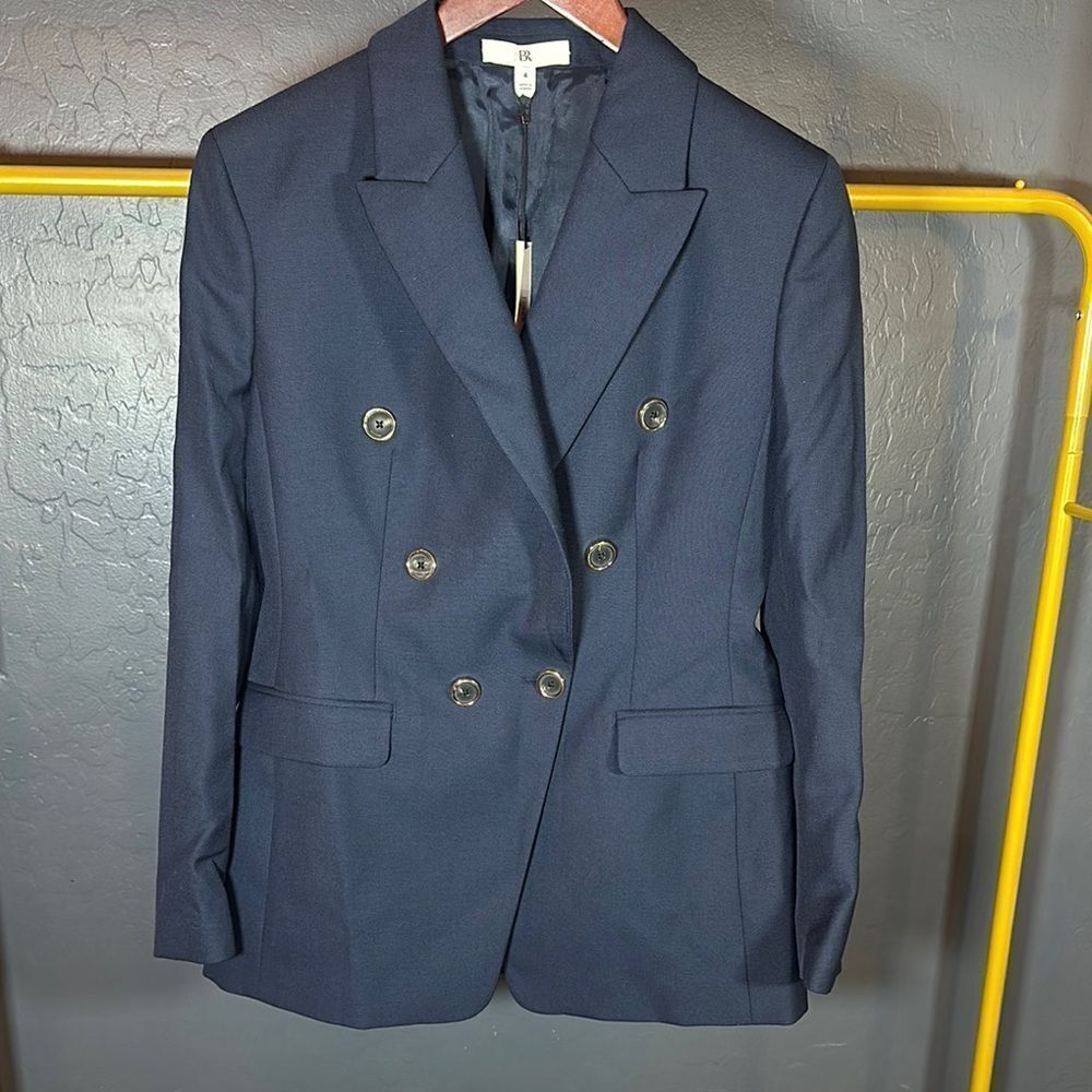 NWT BR Navy Blazer DOUBLE BREASTED